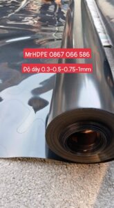 Bạt lót hồ cá HDPE