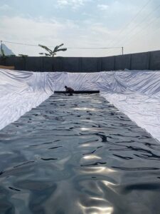 Trải bạt HDPE