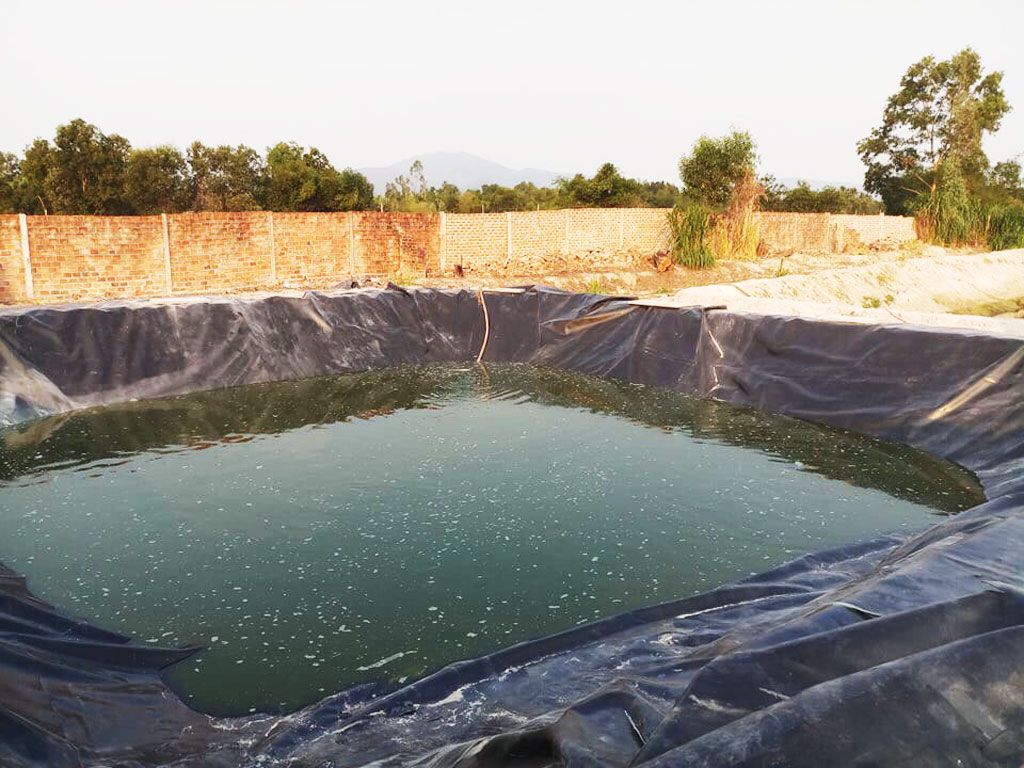 Sử dụng bạt HDPE lót hồ chứa nước phục vụ tưới tiêu
